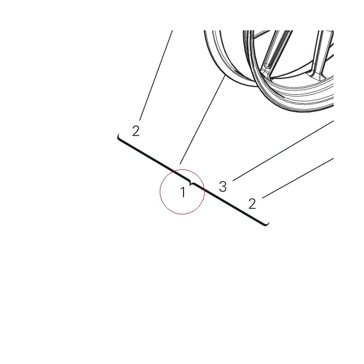 Front wheel rim 50122821AC