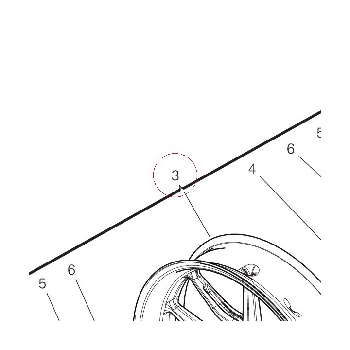 Front wheel rim 50122901AA