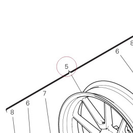 Front wheel rim 501P2181AB