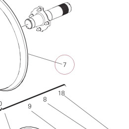 Wheel rim rear matt black 50211663AB