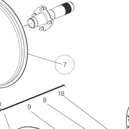 Rear wheel rim 50211871AA