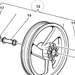 Rear wheel 50220092C