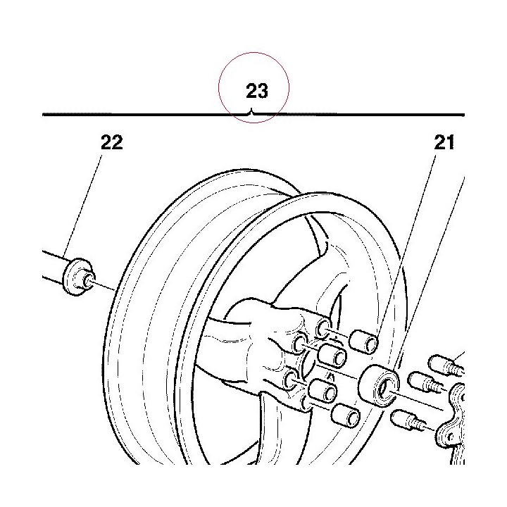 Rear wheel 50220171A