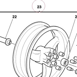 Rear wheel 50220231AB