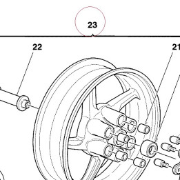 Rear wheel 50220451AE
