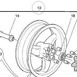 Rear wheel 50221101AB