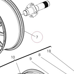 Rear wheel 50221351B