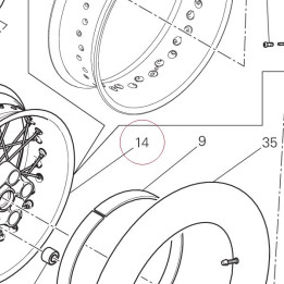 Rear wheel 50221851AA
