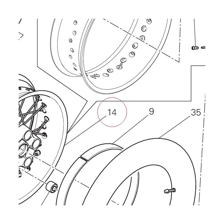Rear wheel 50221851AA