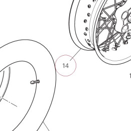 Rear wheel 50222101AA