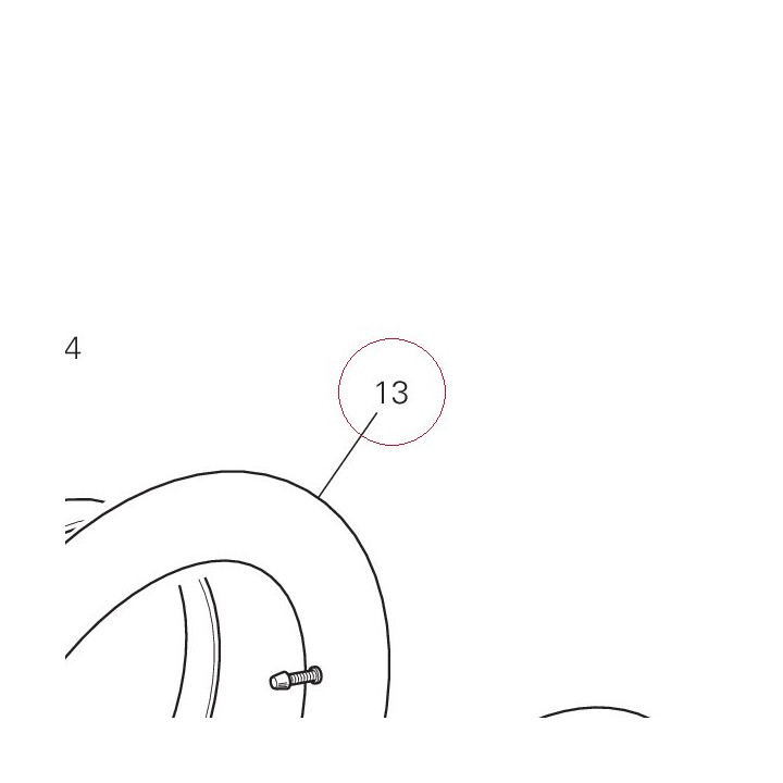 Air tube 50340061A