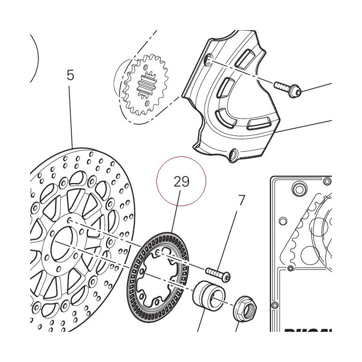 Front phonic wheel 50410041A