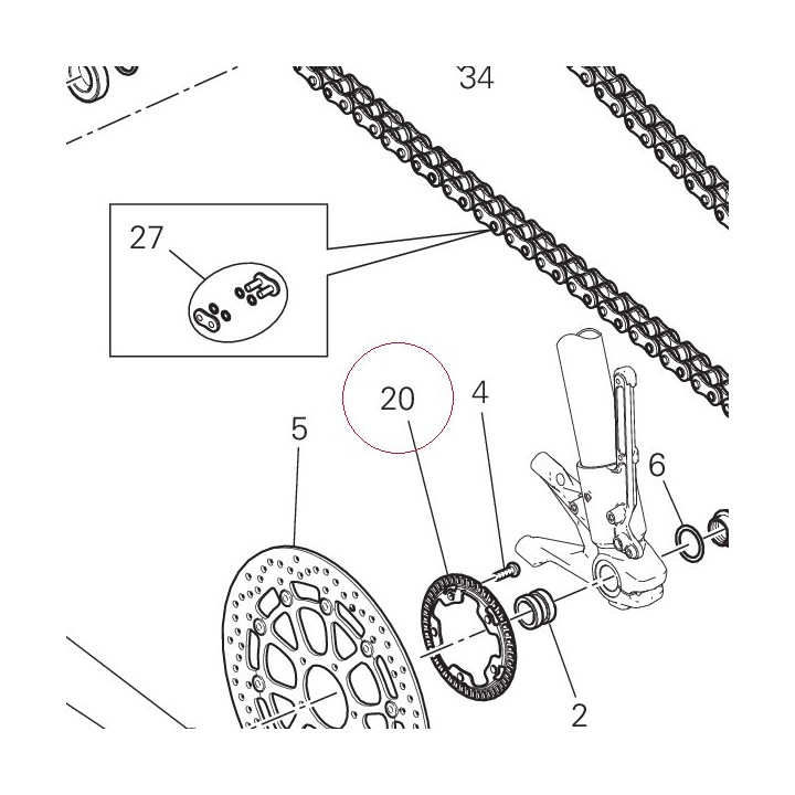 Phonic wheel 50410051A