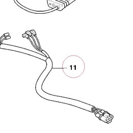 Cable, taillight 51010761B