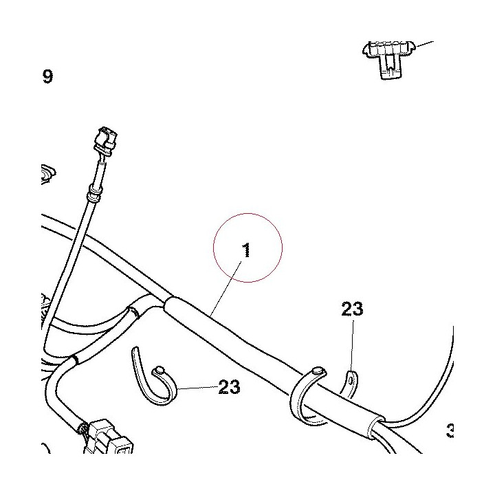 Injection wiring 51011112A