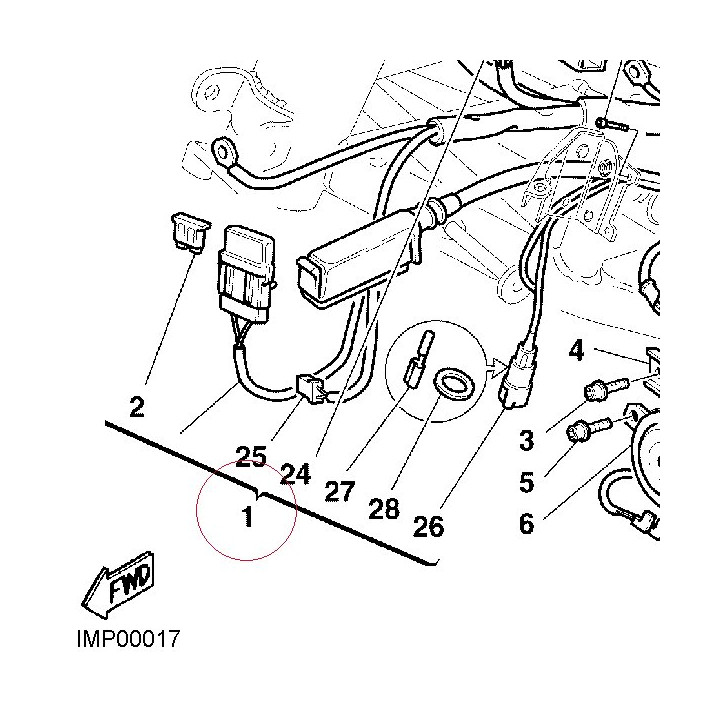 Wiring harness 51011411B