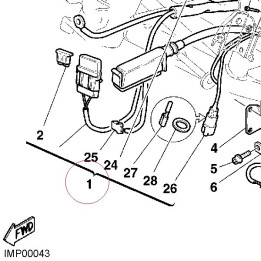 Wiring harness 51011421B