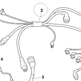 Front wiring 51011533A
