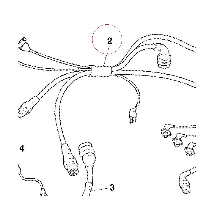 Front wiring 51011533A