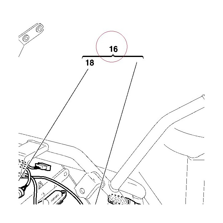 Head light wiring harness 51011661A