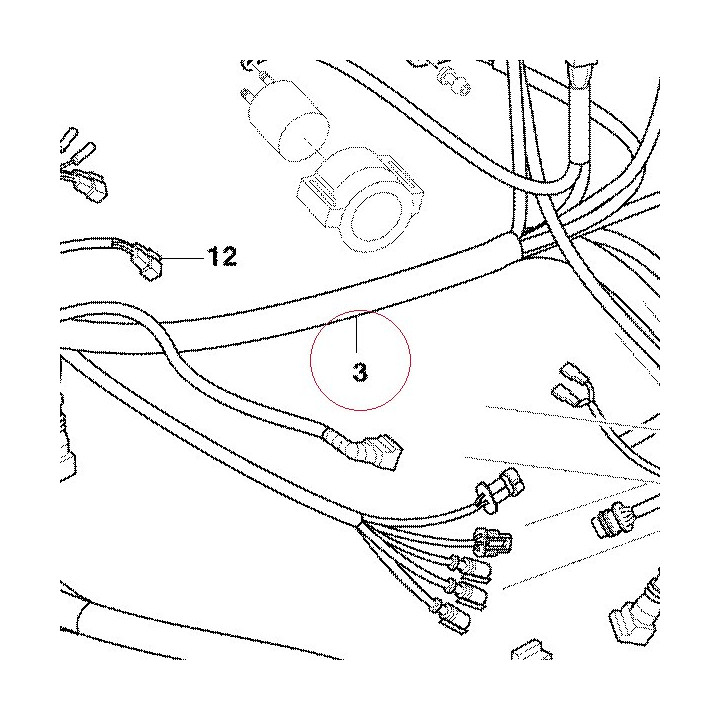 Wiring harness 51011794A