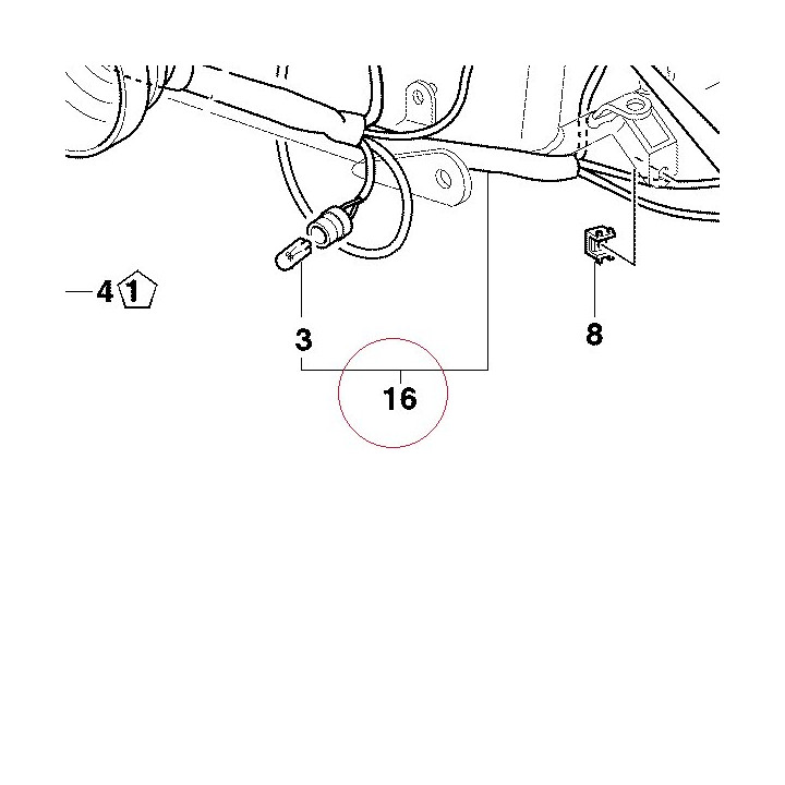 Head light wiring harness 51012101A