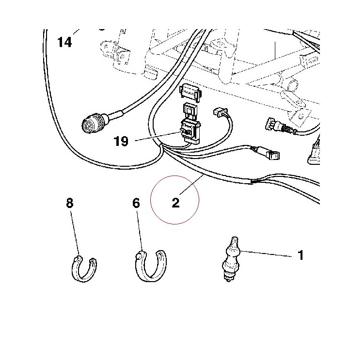 Wiring harness 51012381A