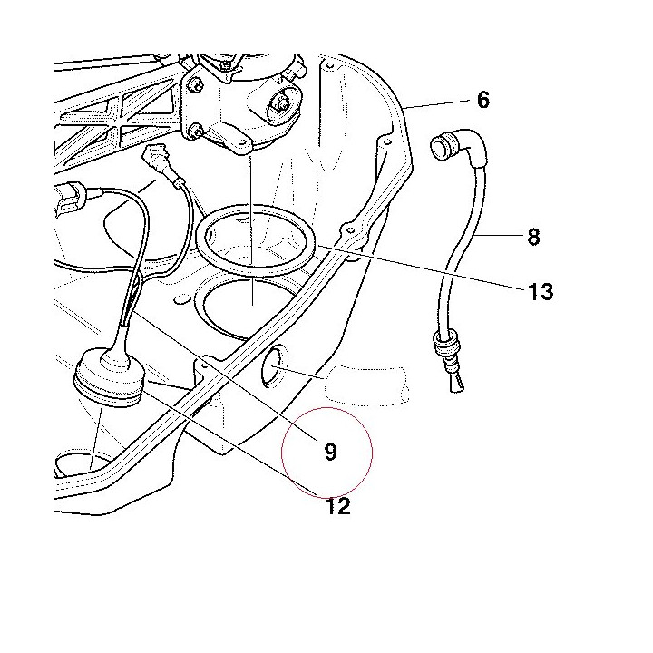 Throttle body wiring 51012411A