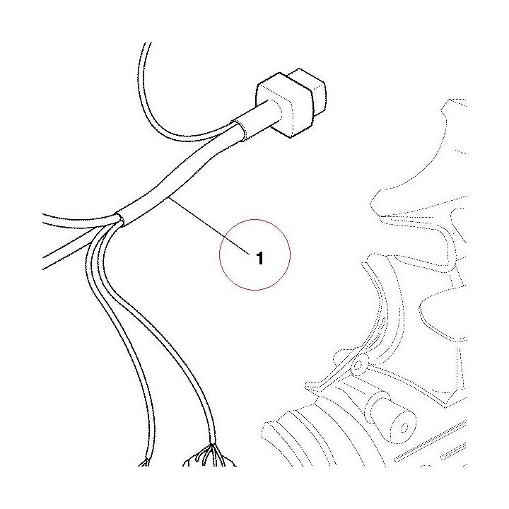 Front wiring 51012431A