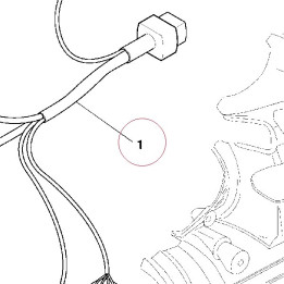 Front cable harness 51012433A