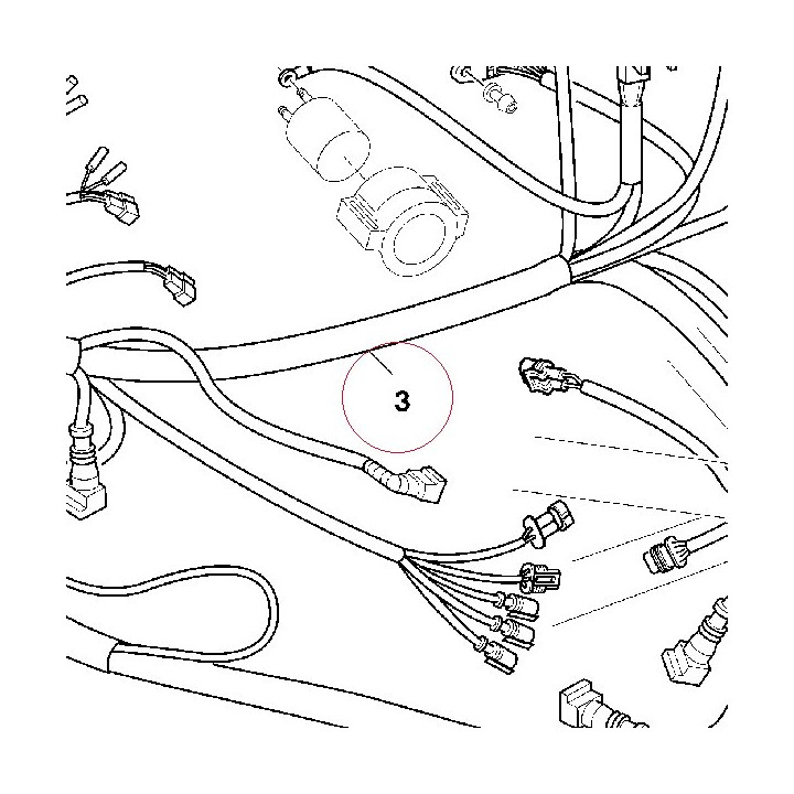 Wiring harness 51012532A