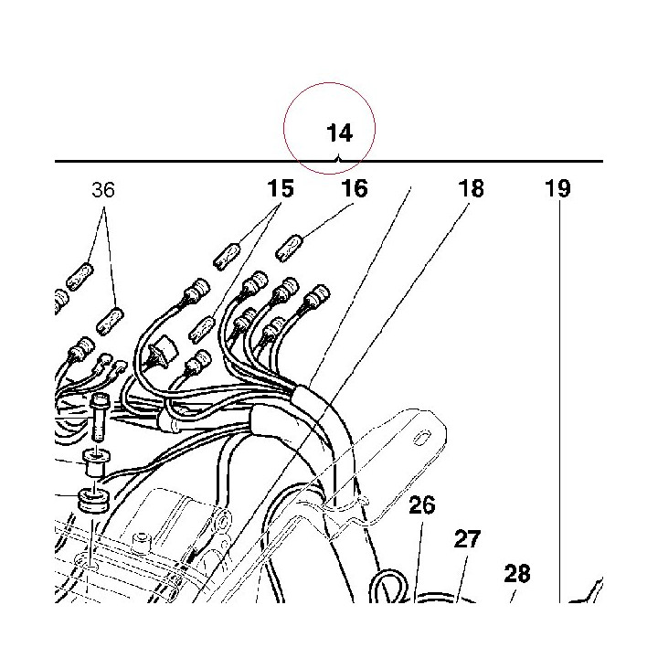 Front wiring 51012571A
