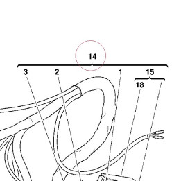 Front cable harness 51012621A