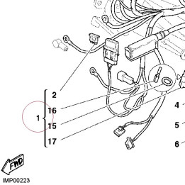 Wiring harness 51012651A