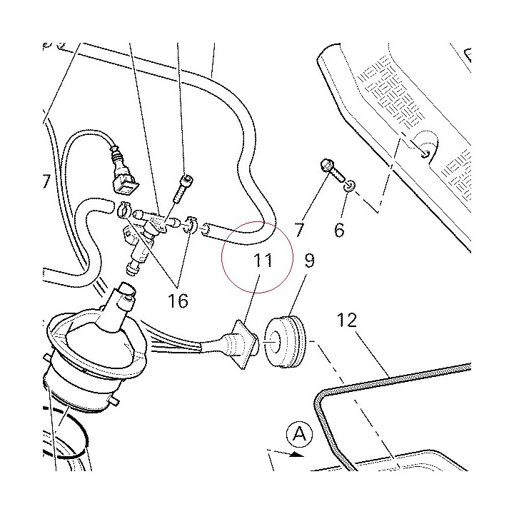 Throttle body wiring 51013581A