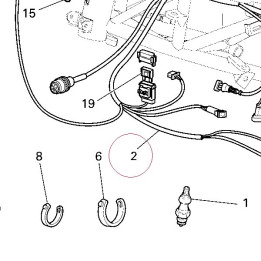 Wire harness, rear 51013791A