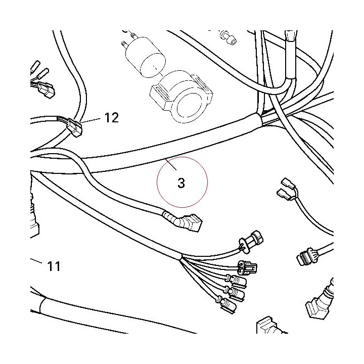 Electric wiring 51013892A