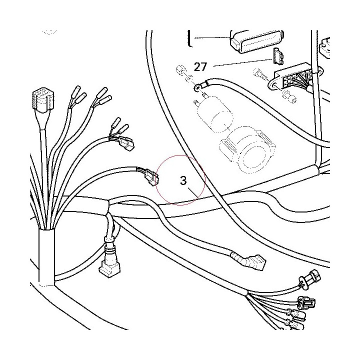 Wiring harness 51014251A