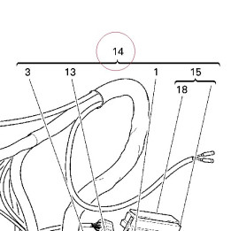 Front wiring 51014442A