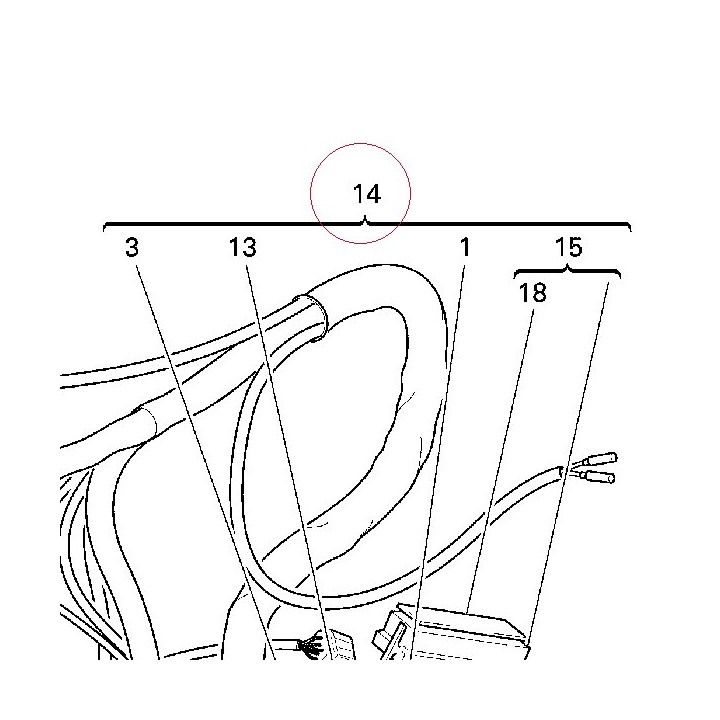 Front wiring 51014632A