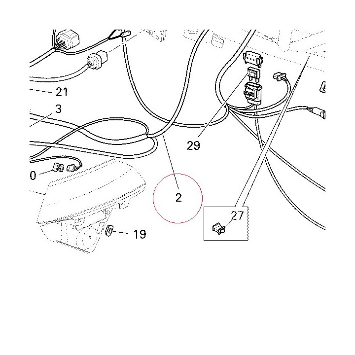 Wiring harness 51014732A