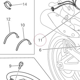 Cable, taillight 51016391B