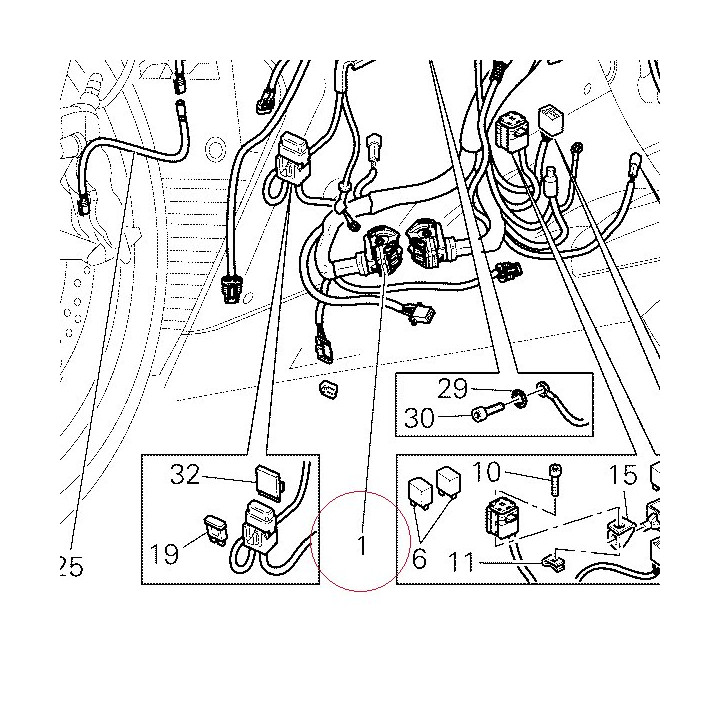 Wiring harness 51016711B