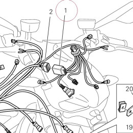 Electric wiring front 51016941C