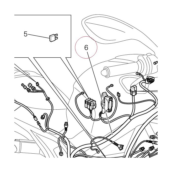 Wiring harness 51017261A