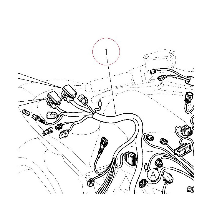 Electric wiring 51017341C