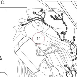 Rear wiring 51017571A