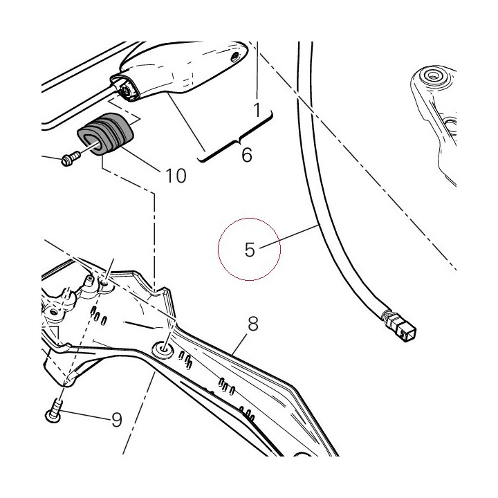 Rear wiring 51017721A