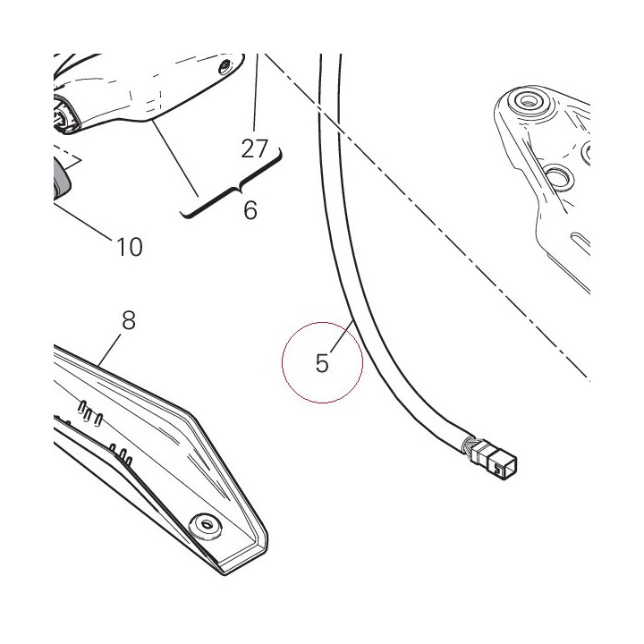 Rear wiring 51017721E