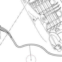 Rear wiring 51018471C